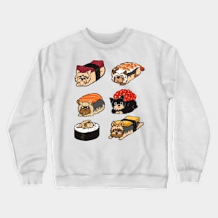Sushi Yorkshire Terrier Crewneck Sweatshirt